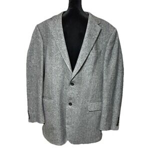 Gianfranco Ruffini Italy Men's Sport Coat Blazer Two Button Gray Camel Blend 42L